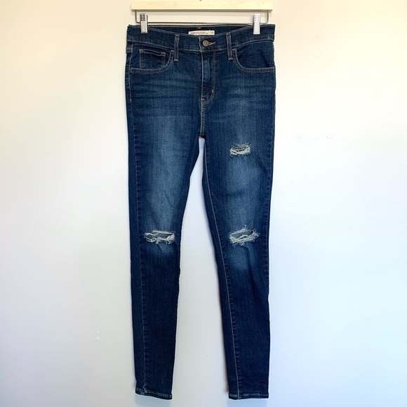 SOLD Levi’s 720 High Rise Super Skinny Distressed Jeans Size 28 - Picture 2 of 9